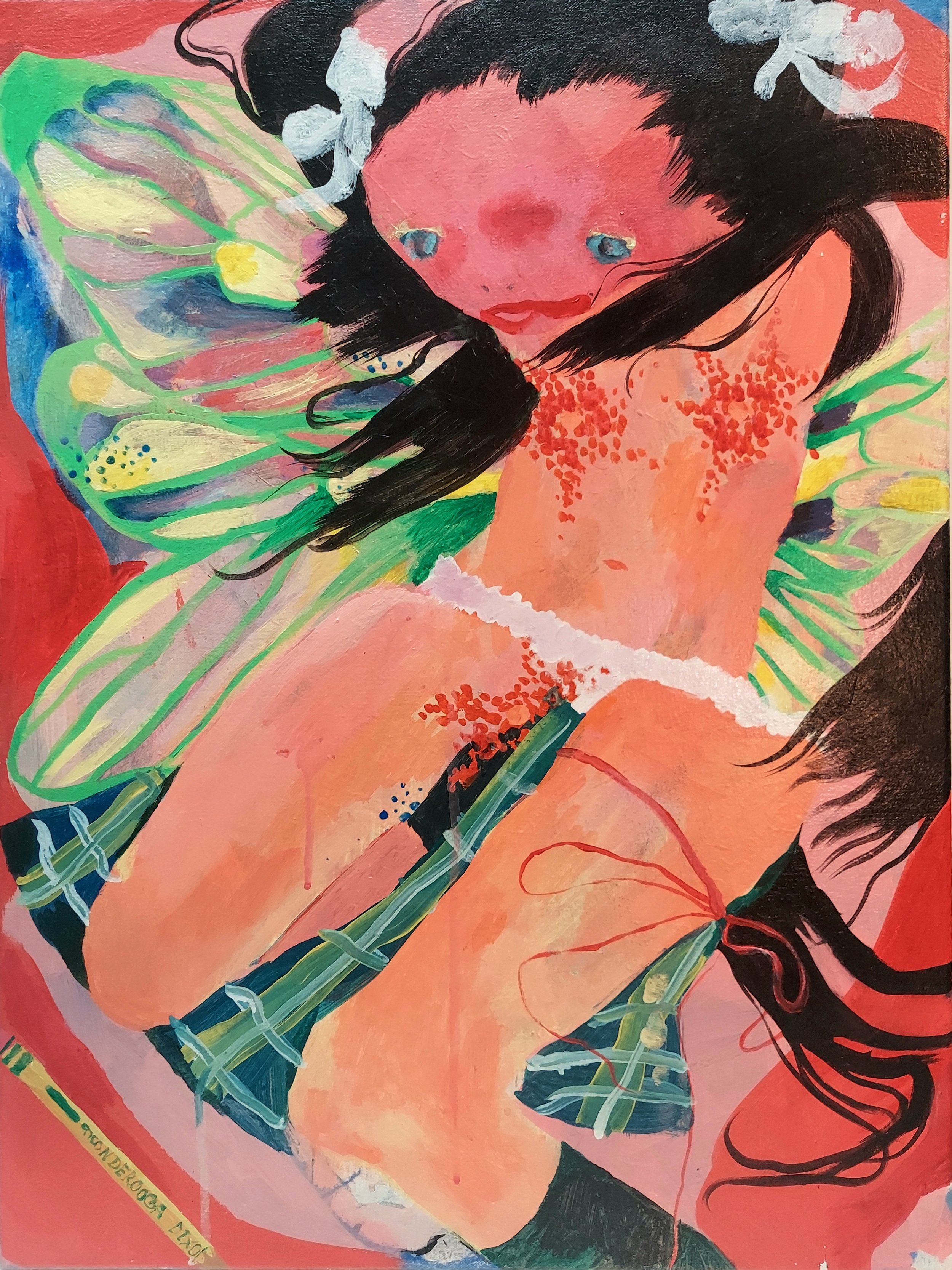Untitled (2021) 24"x18" acrylic on canvas
