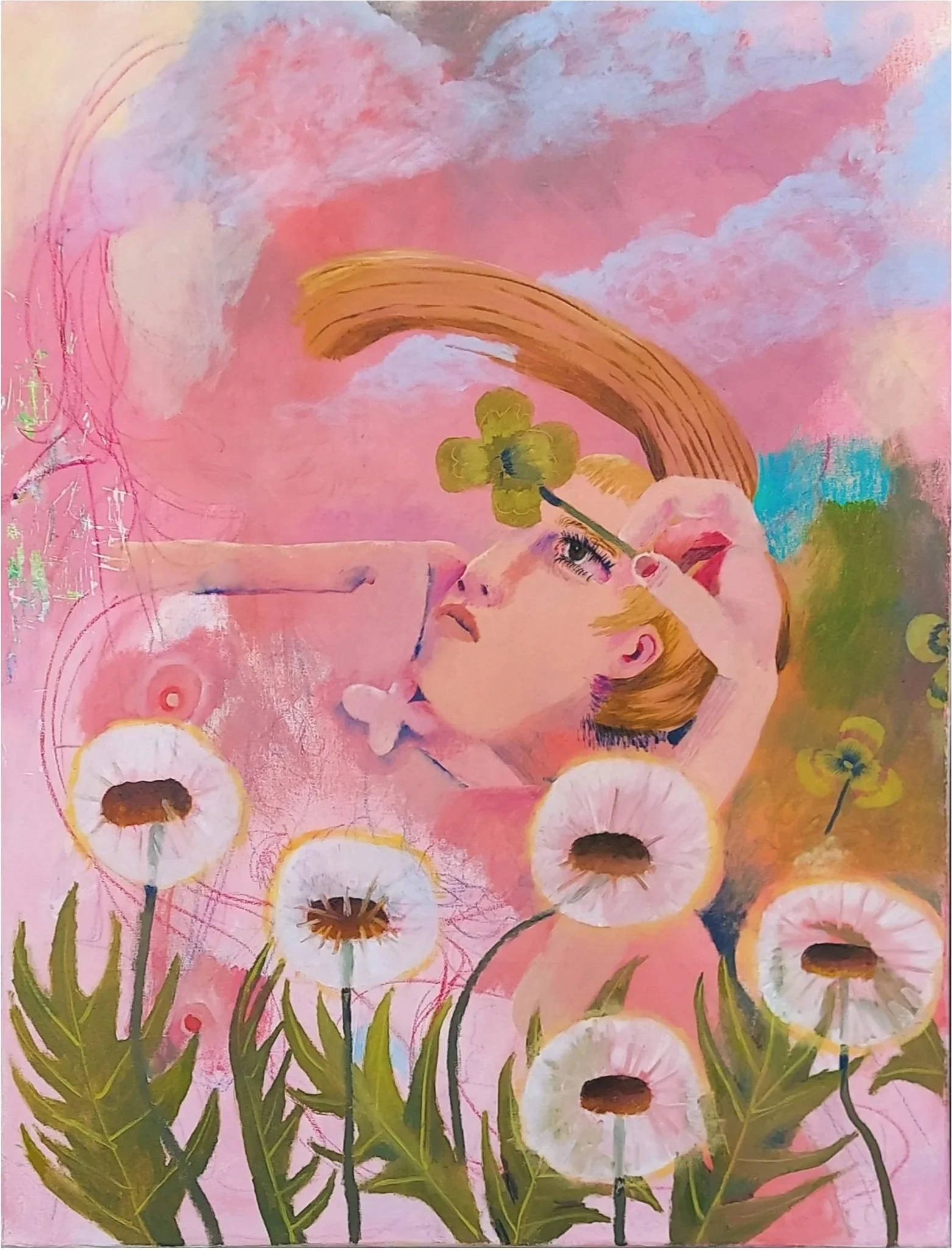 Sara’s Spring (2023) 40”x30” oil on canvas