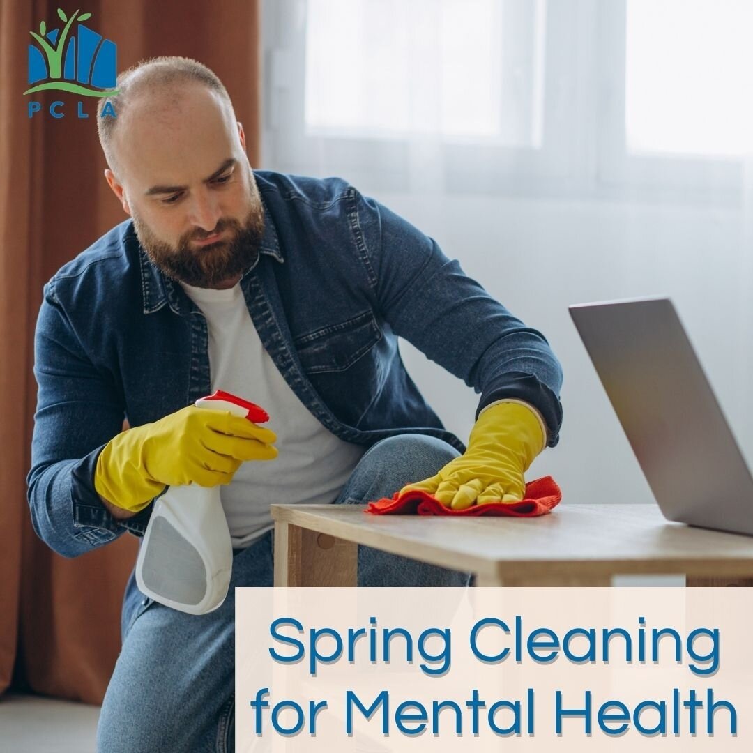 Spring Cleaning for Mental Health

Do you know that cleaning helps decrease feelings of stress?

Attending to your needs and practicing excellent self-care are essential for maintaining a clear and renewed mind. It may seem obvious, but many of us ov