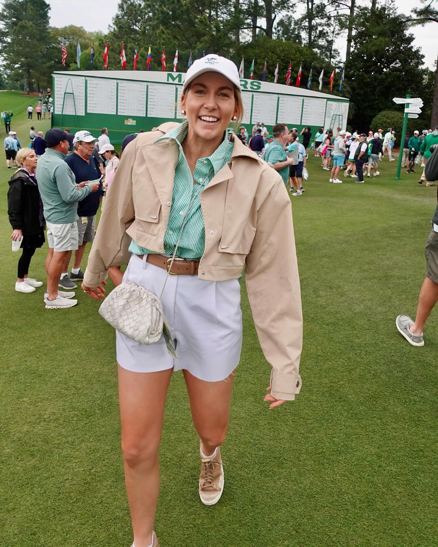 Full heart ➡️ full hands🥰  @theMasters &lsquo;24 LFG!
Thnx @alieaclark for hooking it up today! 💚