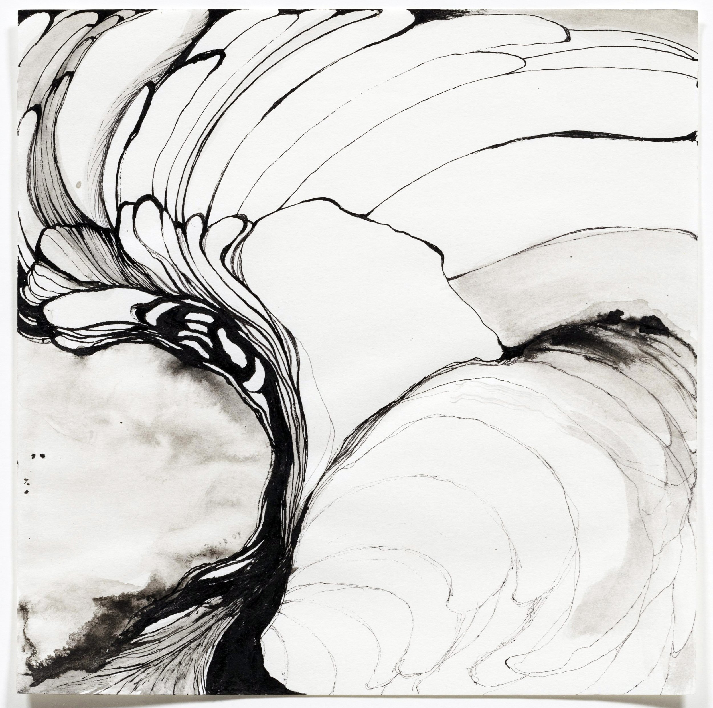 "Untitled", 2004 , pen, ink. © Sun K. Kwak