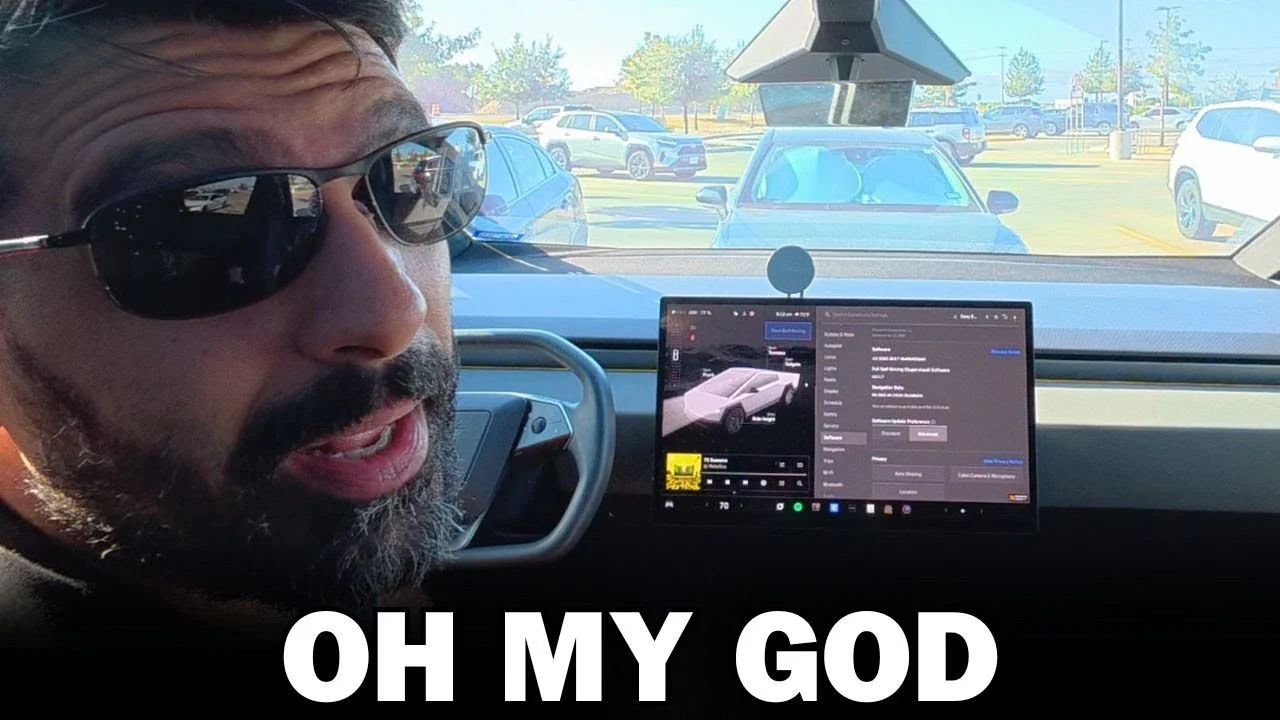 Tesla Cybertruck FSD 14.1 Mad Max Test Drive