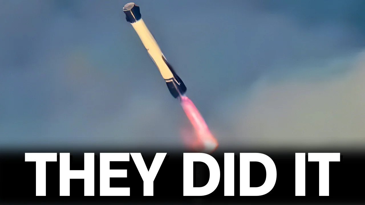 Blue Origin's Epic New Glenn Booster Landing