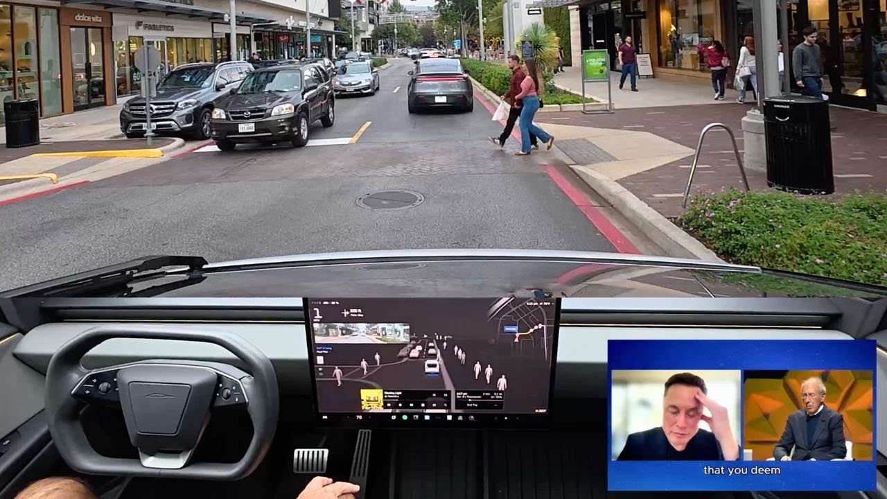 Tesla FSD Demo: Elon on AI Mastery