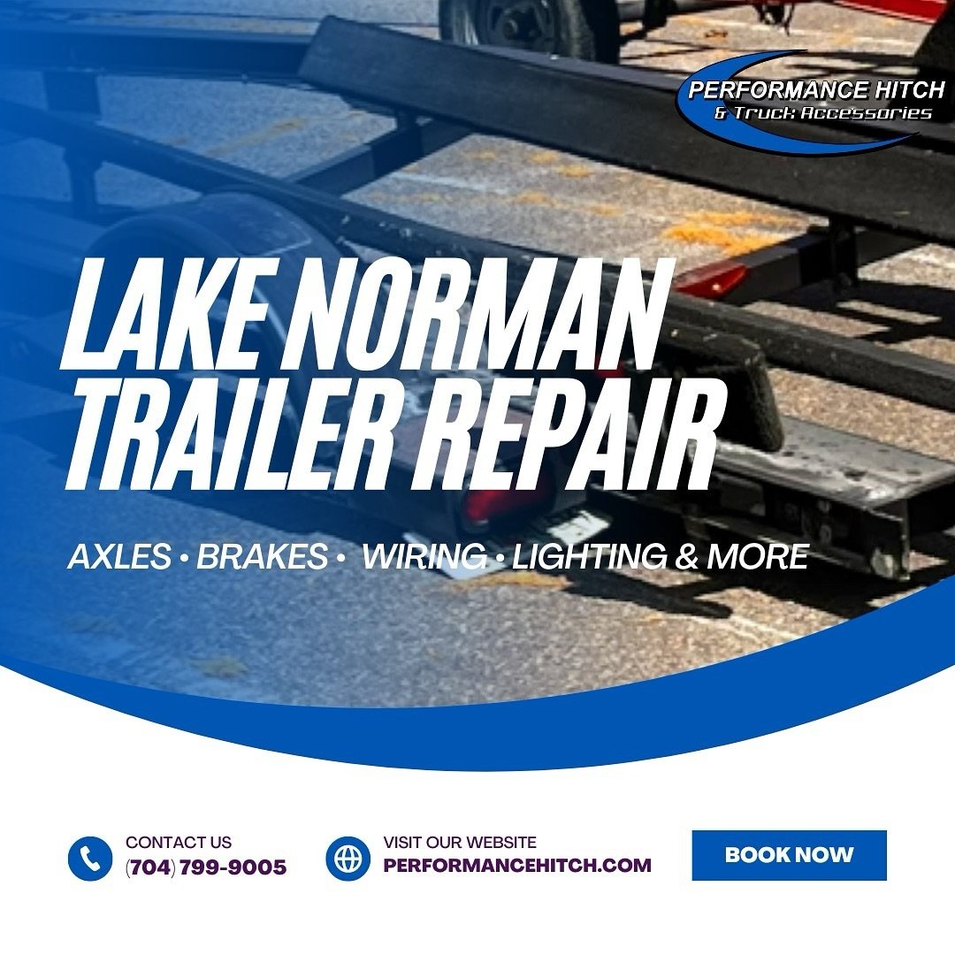 Boating season is almost here, which means now is the time to ensure your trailers are in top condition.

We specialize in professional trailer repairs in Lake Norman and offer a comprehensive inventory of standard parts for boat, jet ski, equipment,