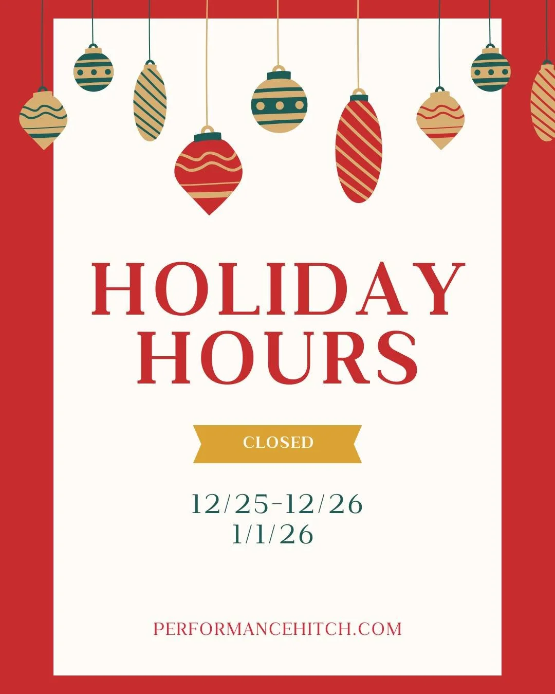 Our shop will be closed 12/25-12/26 and 1/1/26 for the holidays 🎄