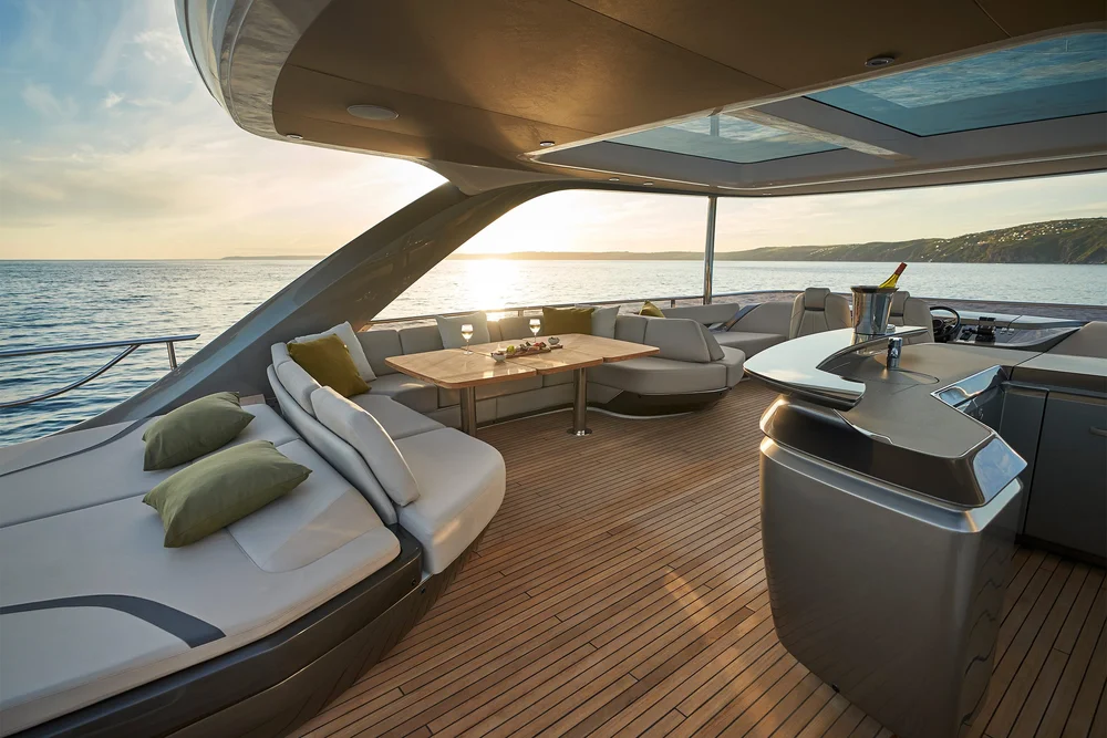 Princess Y85 flybridge motor yacht — Princess Yachts Australia
