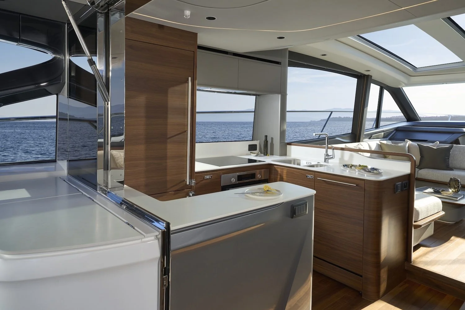 Princess_V65-interior-galley-american-walnut.jpg