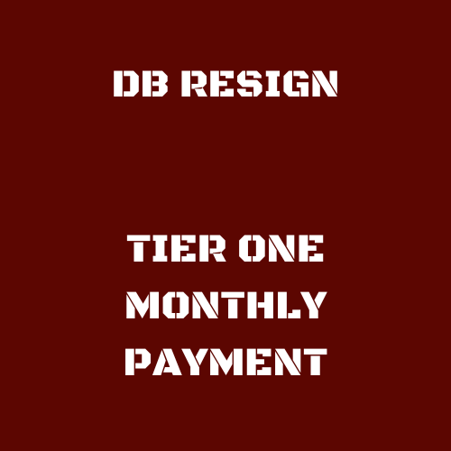 DB RESIGN - TIER ONE MONTHLY