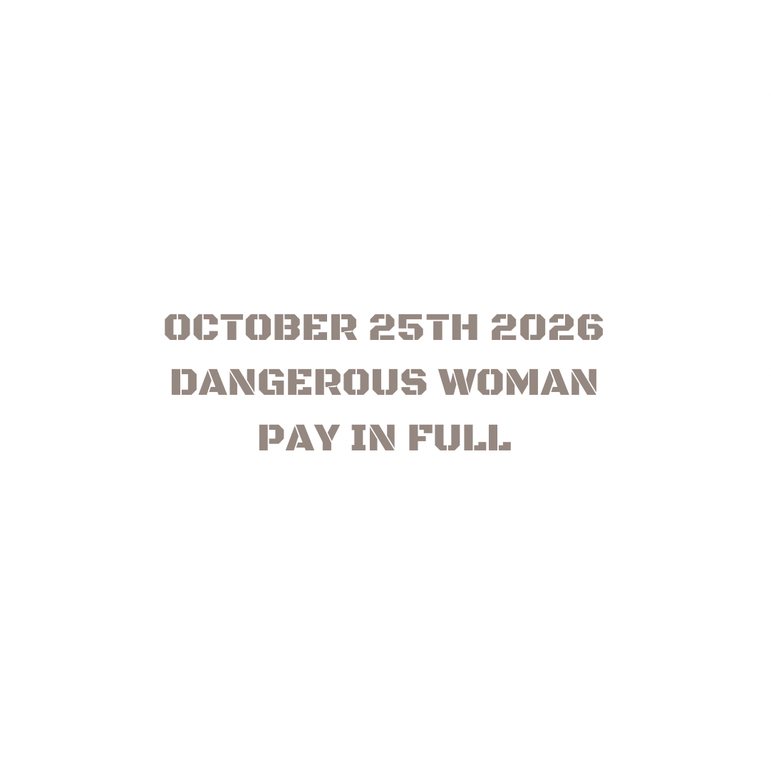 OCTOBER 25TH TICKET- PIF