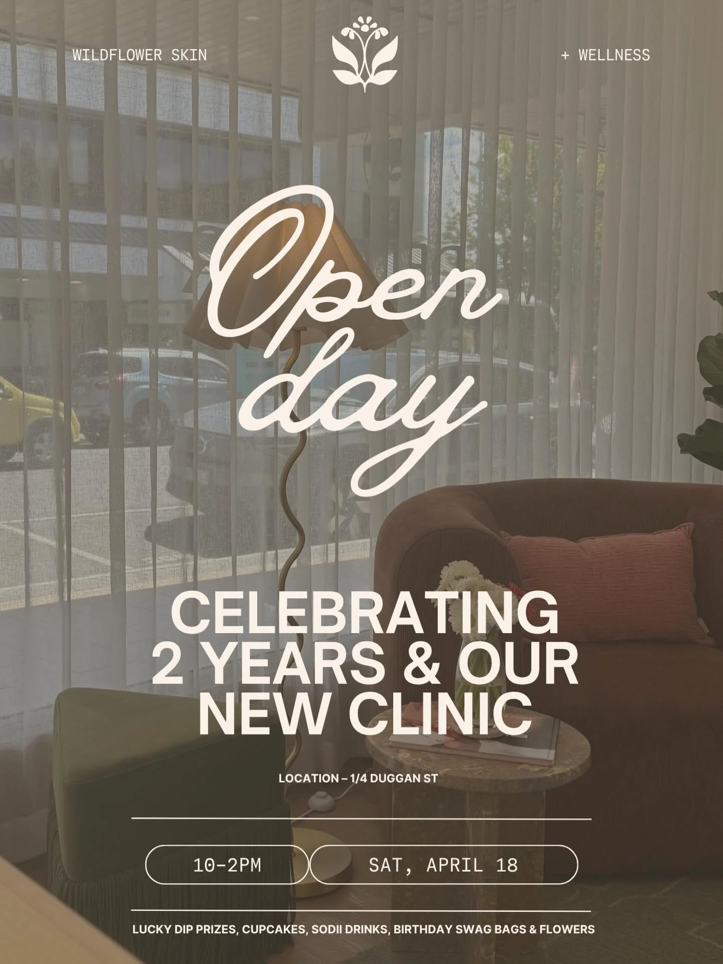 This Saturday, we are celebrating TWO years in Toowoomba and the opening of our new skin clinic!

Join us for cupcakes &amp; refreshments, lucky dip prizes, FREE birthday swag bag with $150 purchase (can be treatments, gift vouchers, and products) &a