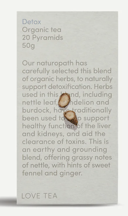 Love Tea Detox Pyramid Tea Bags