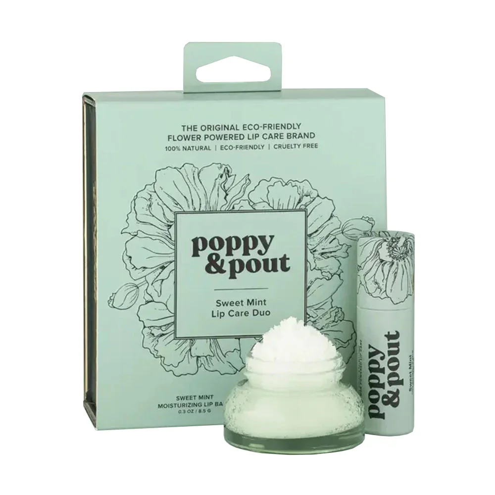 Poppy & Pout Sweet Mint Kit Gift Set