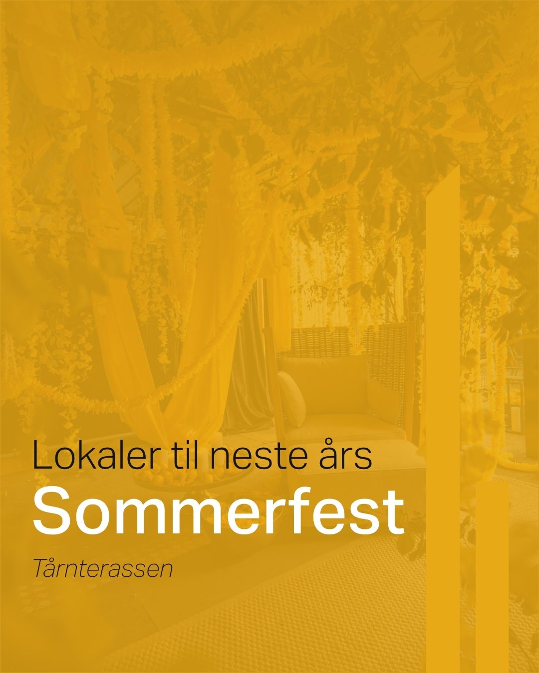 Har dere booket neste &aring;rs sommerfest? 🌼 Datoene begynner allerede &aring; fylle seg opp &ndash;&nbsp;v&aelig;r tidlig ute for &aring; sikre deg plass til alle dine ansatte! 💃

#sommerfest #selskapslokaler #firmafest
