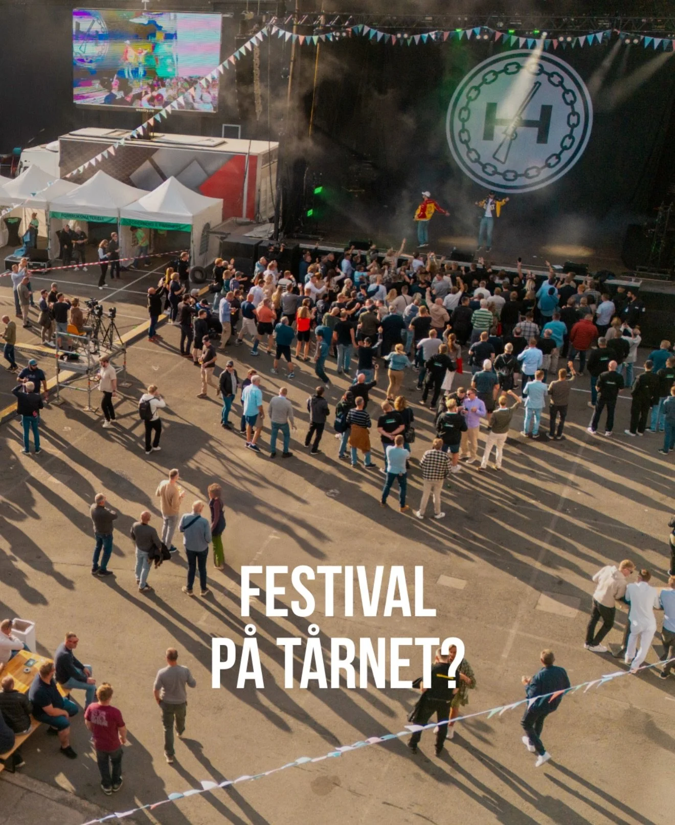 Hvor fett hadde det ikke v&aelig;rt med din egen festival? 🔥

P&aring; T&aring;rnet Kulturarena kan vi skreddersy en komplett festivalopplevelse for ditt firma &ndash; med kapasitet p&aring; opptil 7000 personer.

Full scene, lyd og lysrigg tilpasse