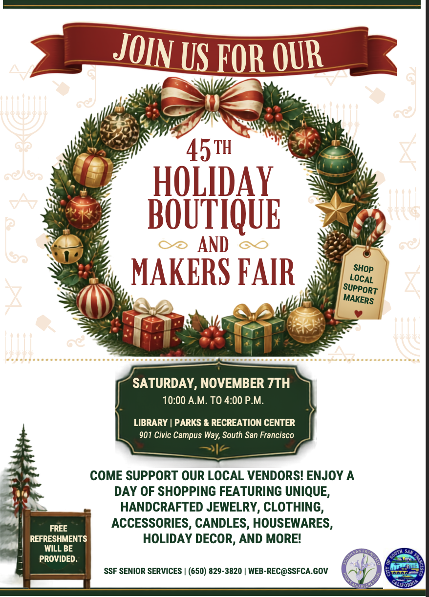 SSF Holiday Boutique & Makers Fair - 45th Annual 