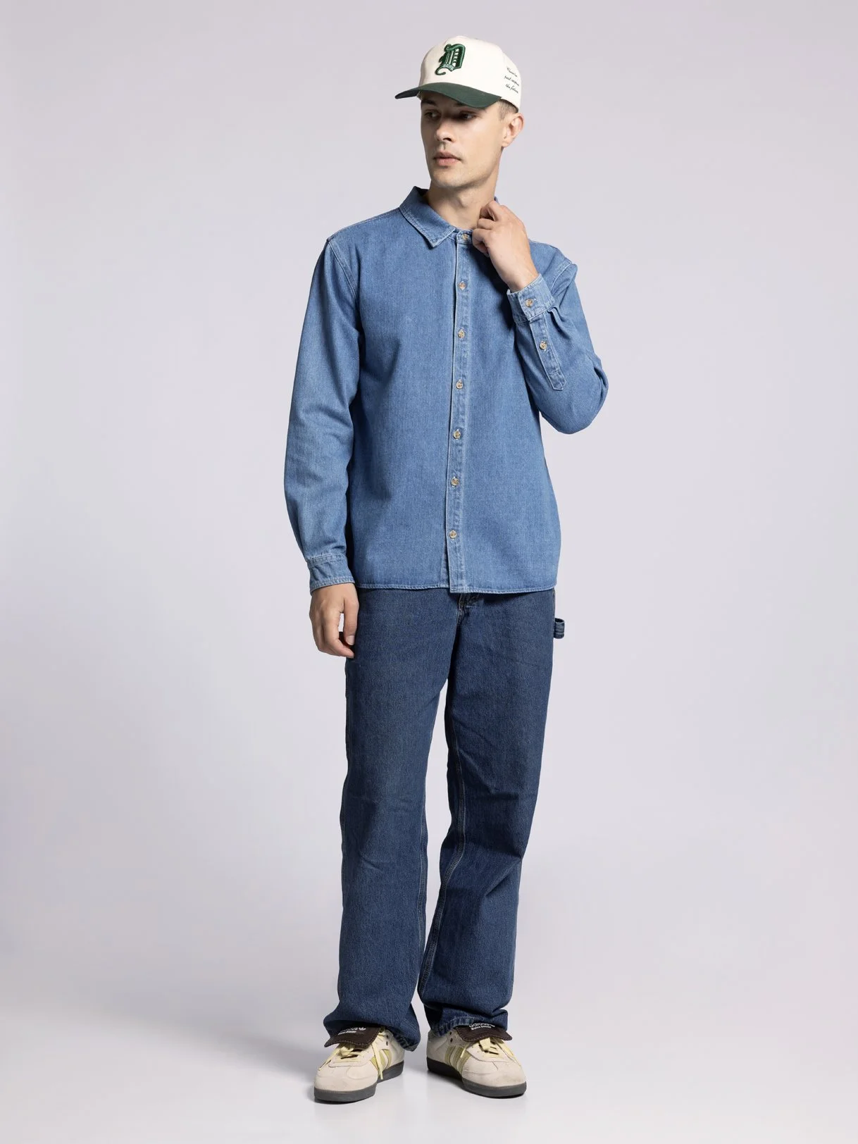 TSMens_FW24_JULY_OAKLAND SHIRT - WASHED INDIGO_T3207BDTM_1.jpg