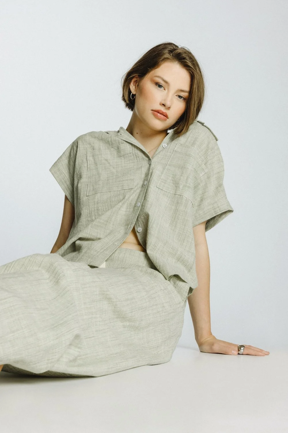 Sable Top and Pants - Forest Green Stripe_2.JPG