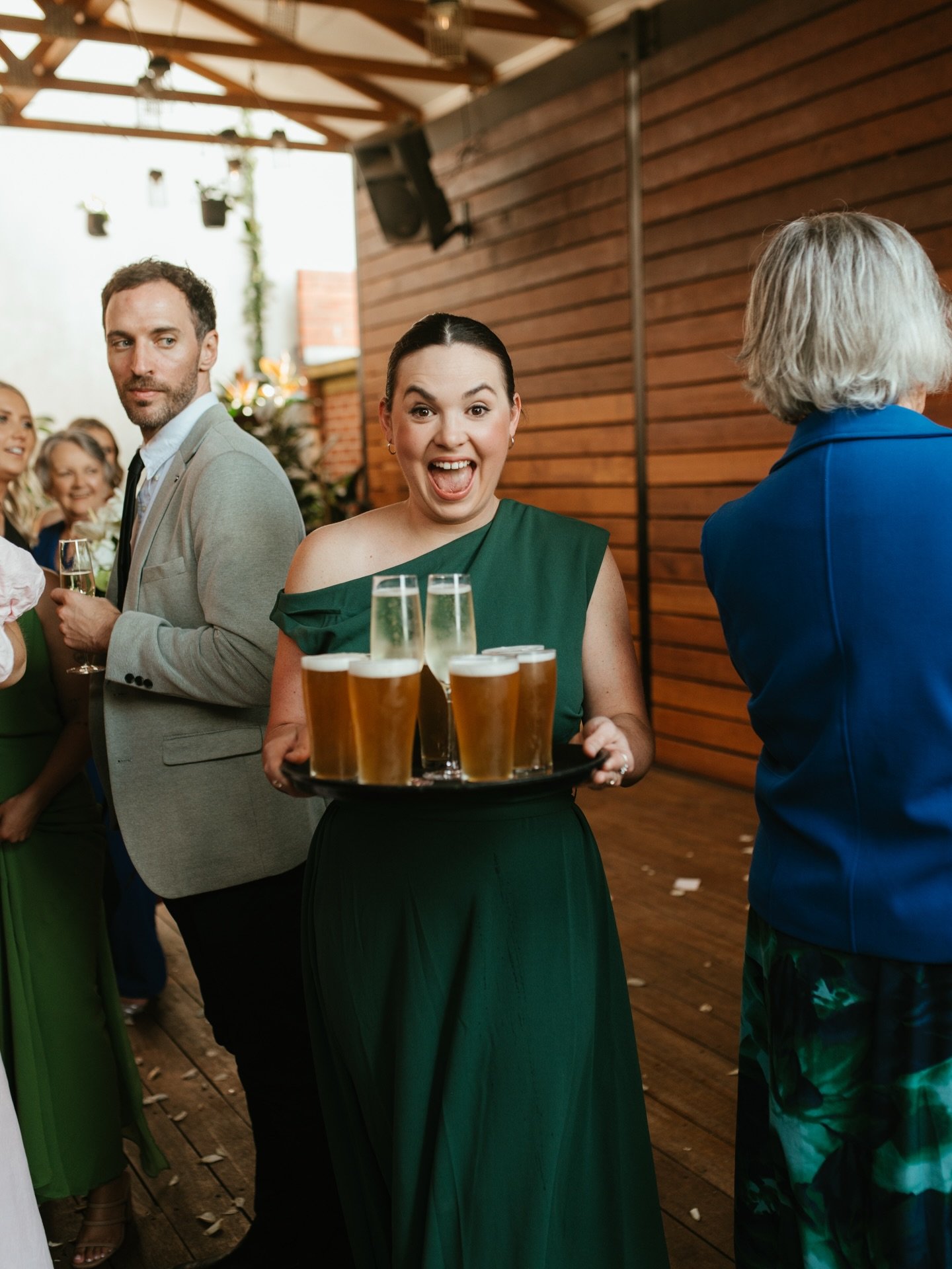 Drink up, lovers! YOU&rsquo;RE MARRIED! 

Hydration stations coming atcha amongst the congratulations and happy snaps. I got you! 

@rachelmayau captured this gem after D &amp; M&rsquo;s ceremony at @pohevents 

&mdash;&mdash; 
Celebrant and MC 
love