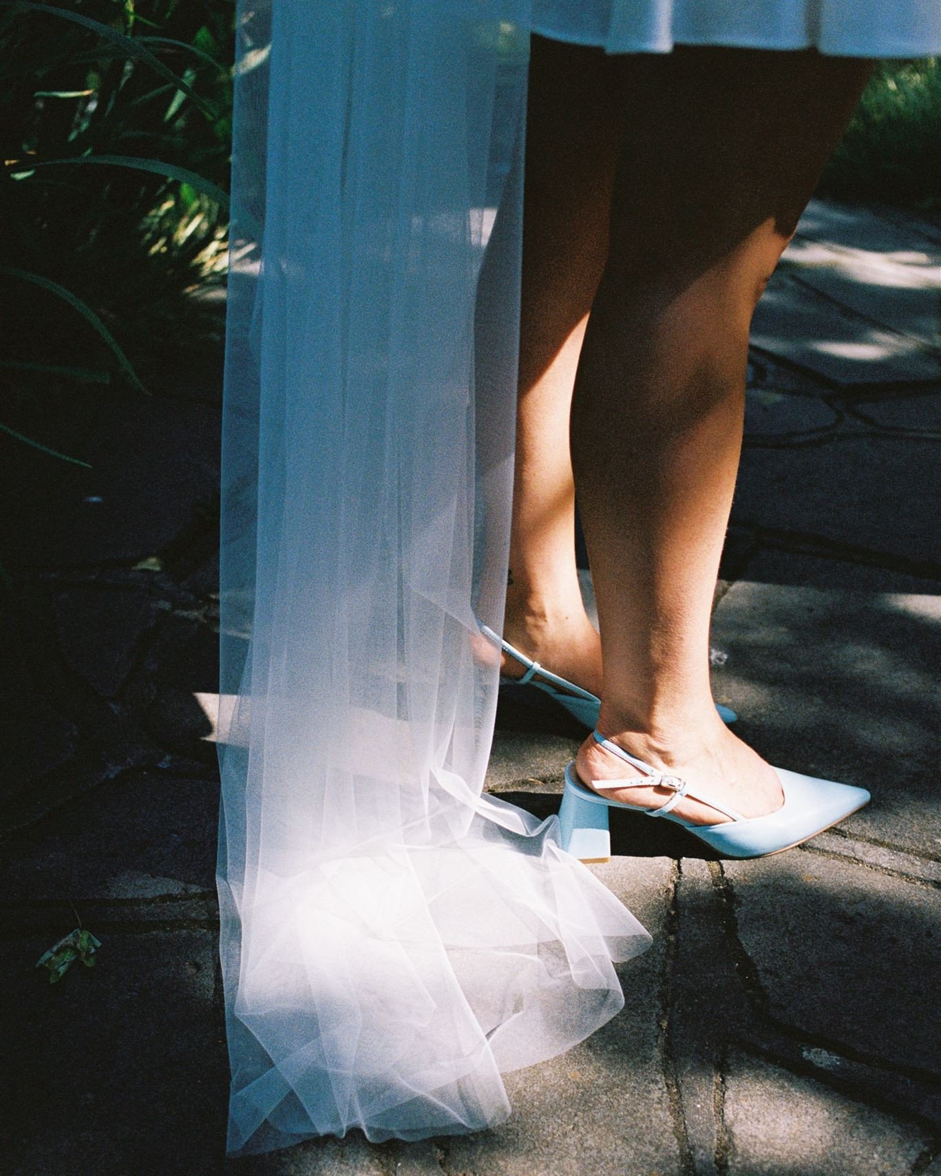 All the yes to the mini dress, and the blue detail in the heels, a no brainer. 💙

♡ Photographer @sarahgodenziphotography 
♡ Celebrant @loveagoodwedding 
♡ Brides Dress @acler 
♡ Brides Heels @sirenshoes 
♡ Accessories @ivorythread_bridal 
♡ Grooms 