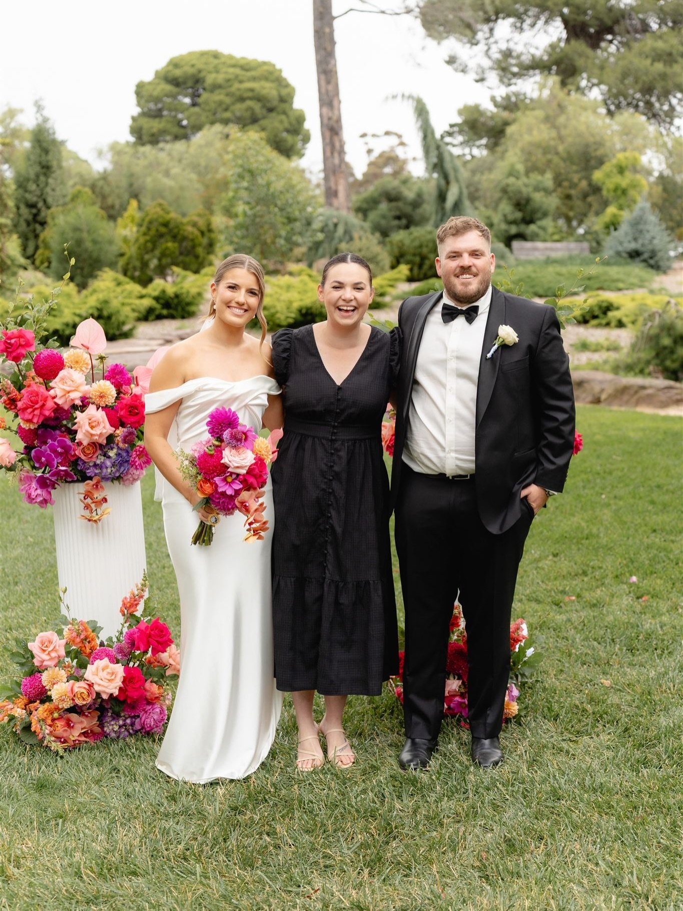 Rain, hail, wind or shine we were getting these two hitched and having fun while we did it! C &amp; J were married amongst the blooms at the Botanic Gardens in Geelong. Tying the knot before hitting the dance floor. 

♡ Photo @mikeatchisonphoto 
♡ Lo
