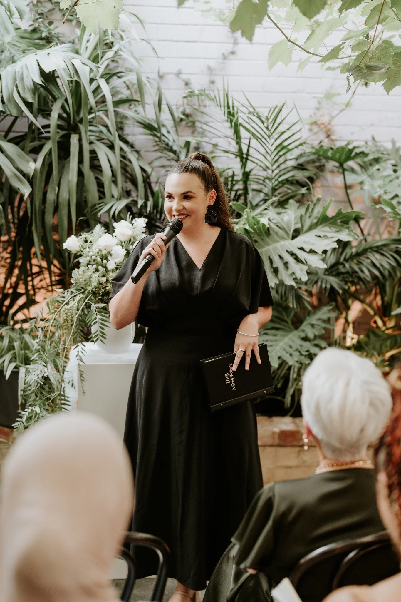 Don't mind me, just over here getting people legally loved up and loving every single second of it. 🤍

♡ photo captured at R &amp; N&rsquo;s wedding by the amazing @lachlanchatfieldphotography 

&mdash;&mdash;

Celebrant and MC
www.loveagoodwedding.