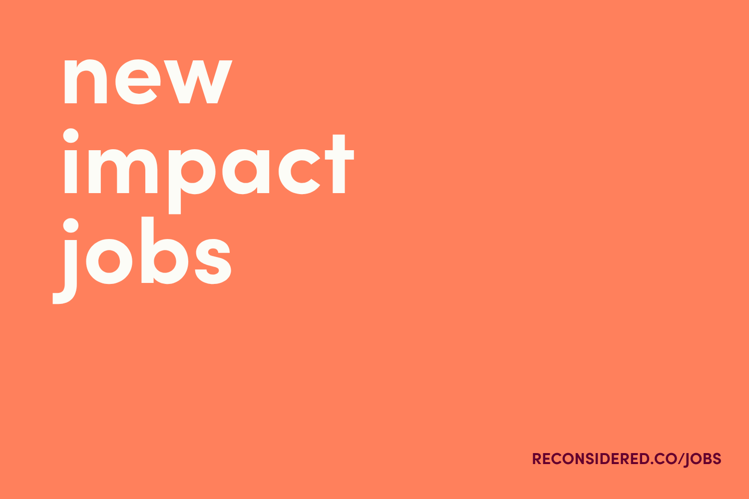 Impact Jobs: 05.22.26