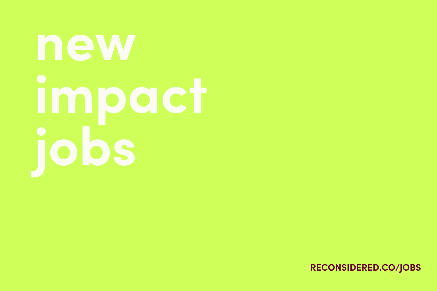 Impact Jobs: 07.03.26