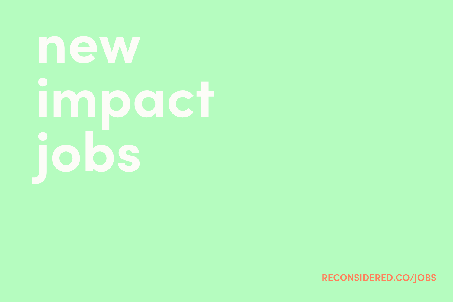 Impact Jobs: 07.31.26