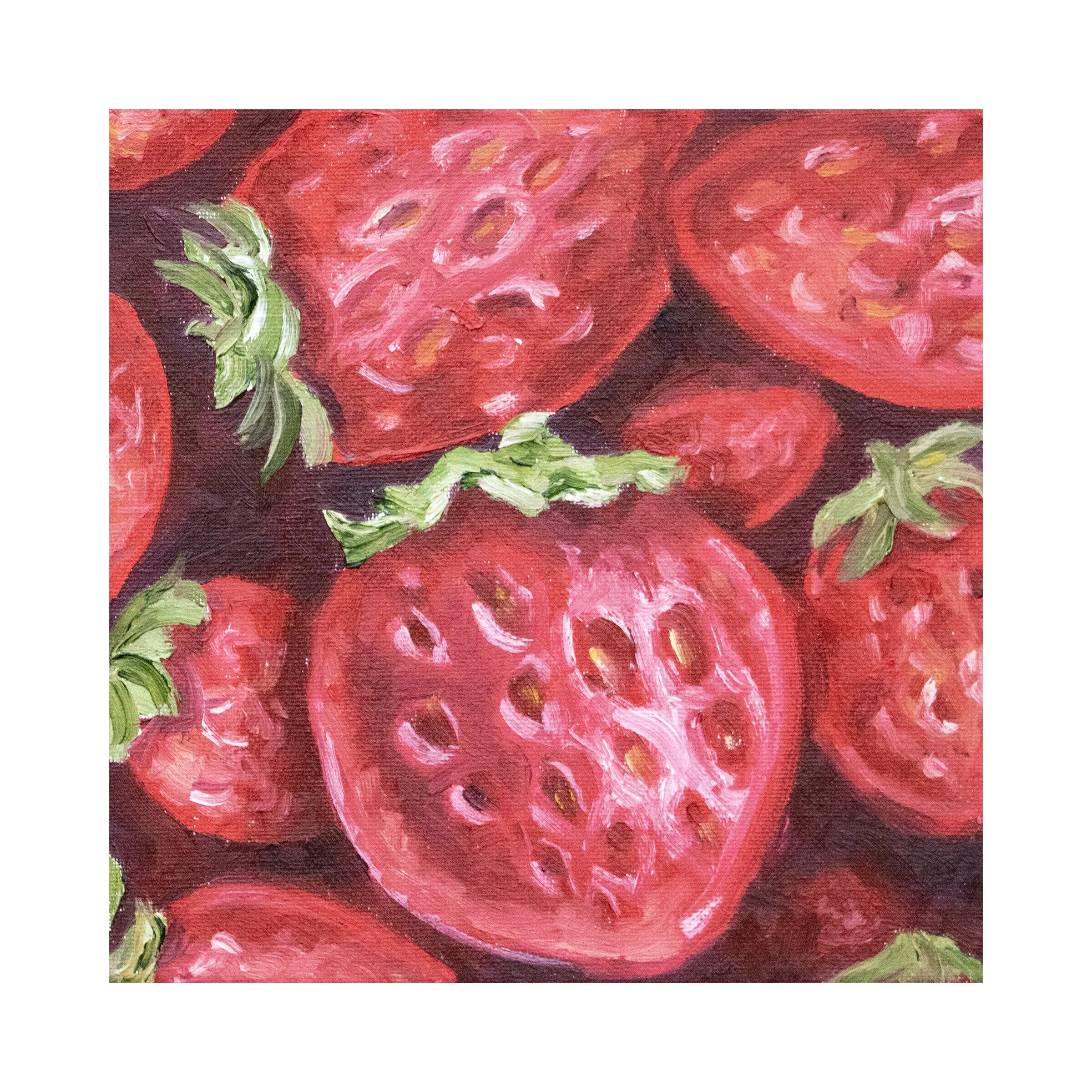 Strawberries 8x8 with border.jpg