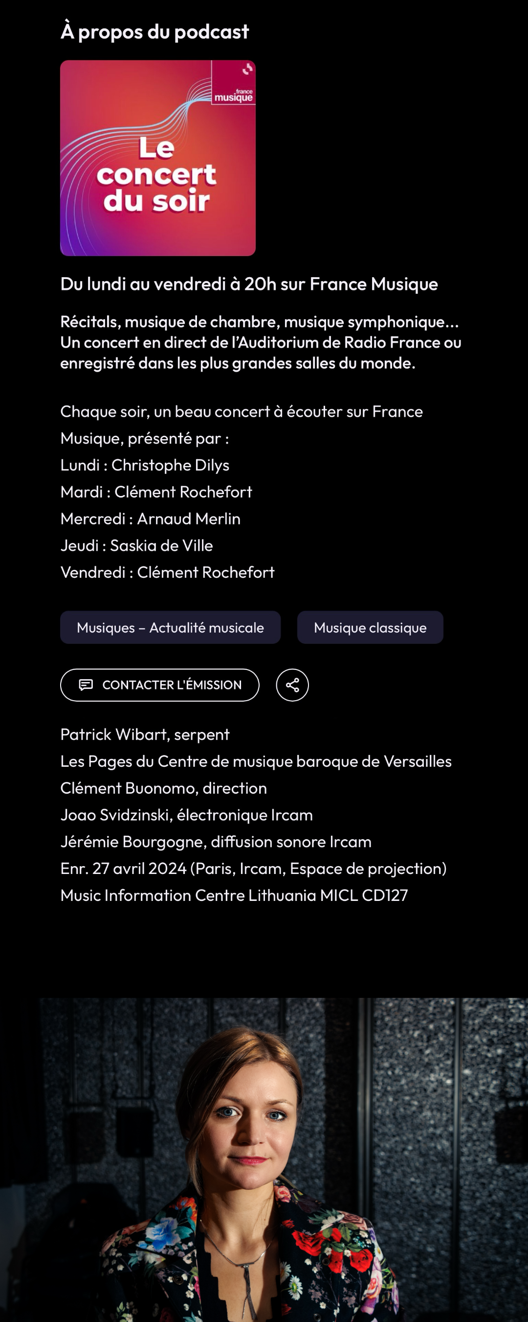 Radio France Musique : La muë (2024)