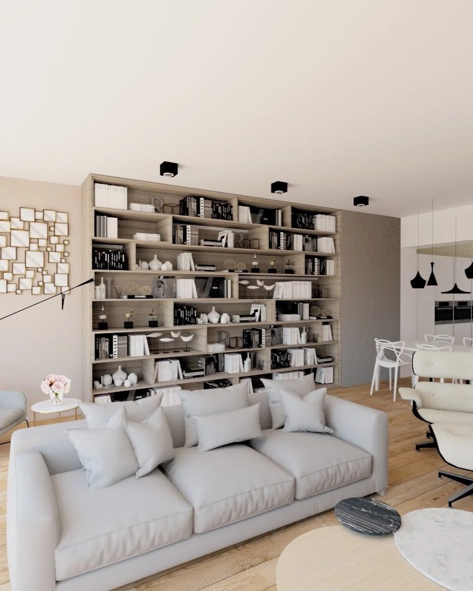livingroom decoration - Interior Design - renovation - Brussels