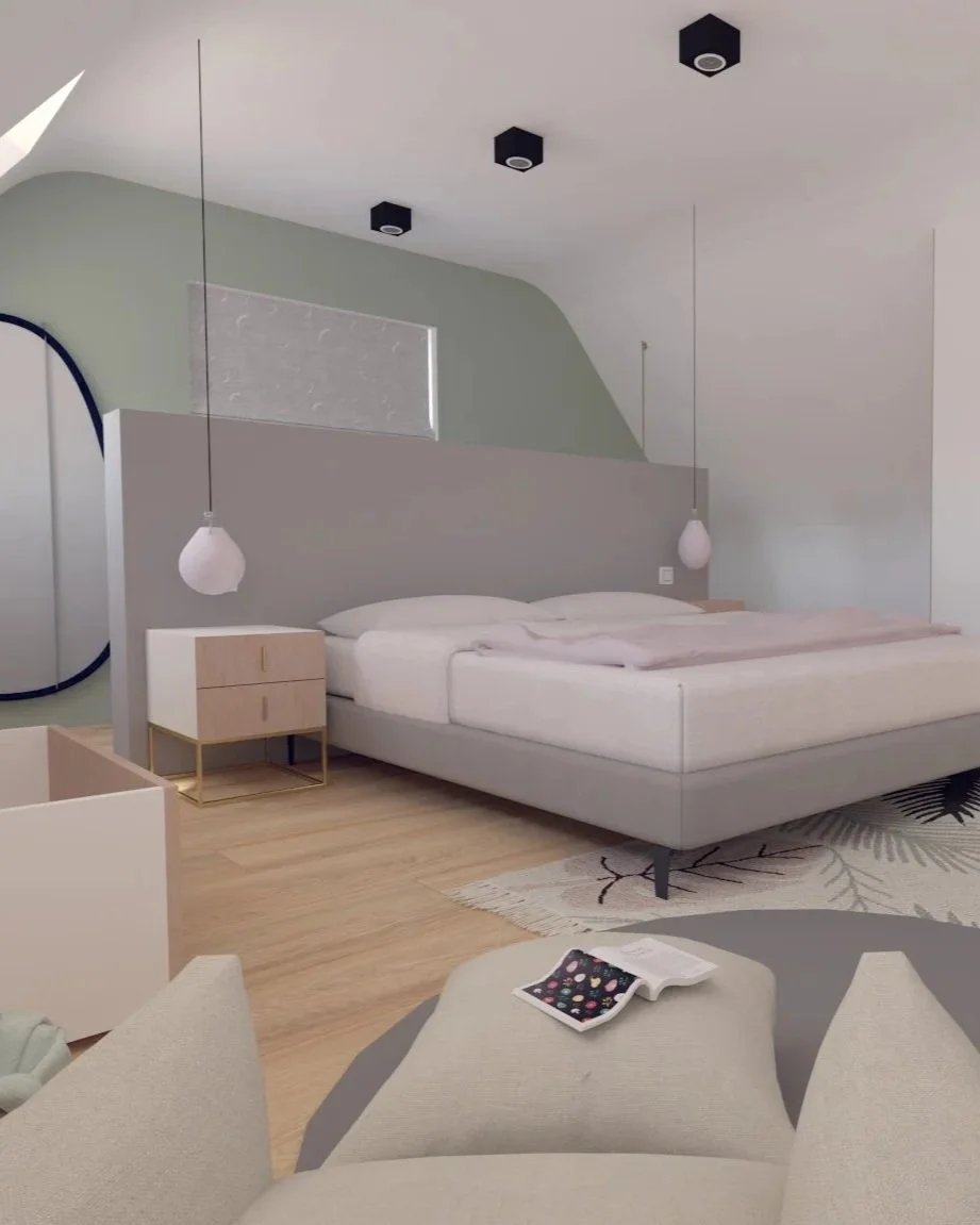 Interior design - home decoration - bedroom - home renovation - Brussels