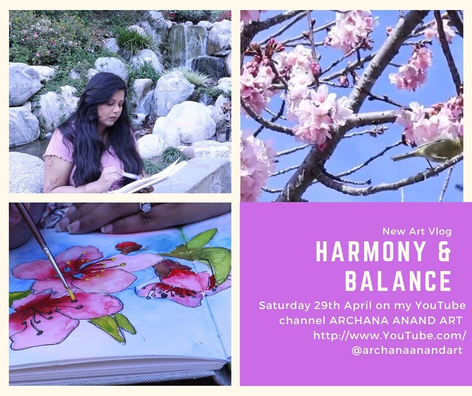 New Art Vlog &ldquo; Harmony &amp; Balance&rdquo; is coming on Saturday 29th April on my YouTube channel https://youtube.com/@archanaanandart

So if you have not subscribed to my channel please do subscribe.