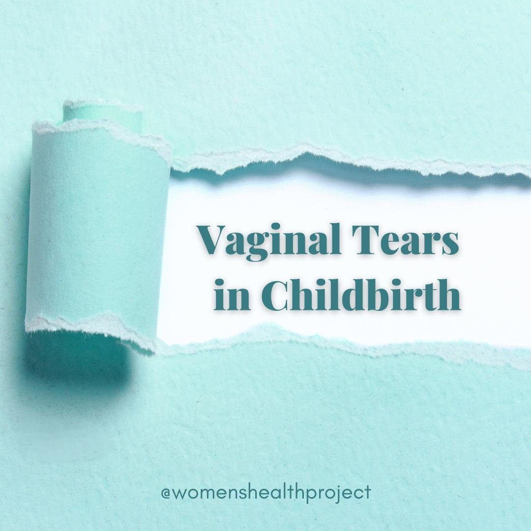 Perineal (Vaginal) Tears are an often unspoken part of childbirth, and yet ...⁠
⁠
❗nearly ALL women have some degree of tearing with their first vaginal delivery⁠
❗ up to 1 in 4 women will have a significant tear that may impact their pelvic floor fu