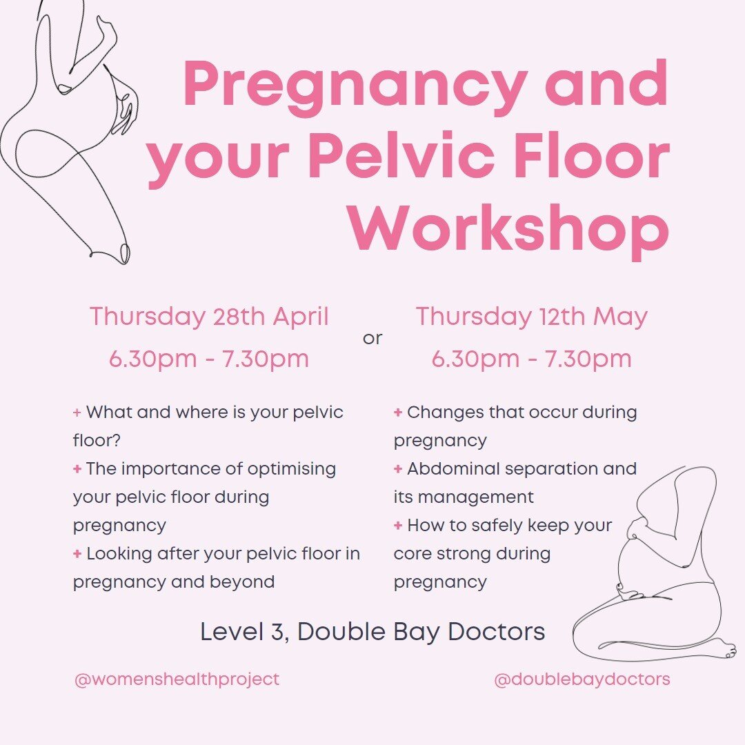 Pregnant and live in Sydney? Come and join me for a workshop all about Pregnancy and looking after your Pelvic Floor!

I will be running workshops:
🤰Thursday, 28 April
🤰Thursday, 12 May

Link in bio to sign up ❤️

#pregnancy #pelvicfloor #birthprep