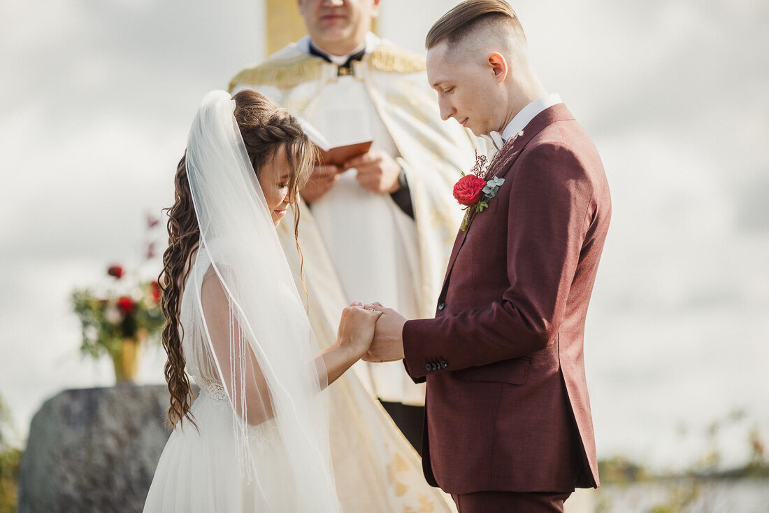 Septembra kāzas Sv. Meinarda salā - Jānis un Marija