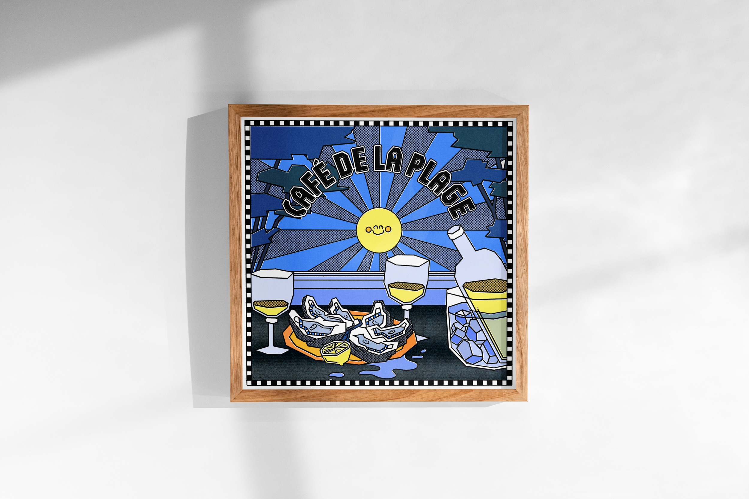 CAFÉ DE LA PLAGE POSTER - LE DEJEUNER view 2