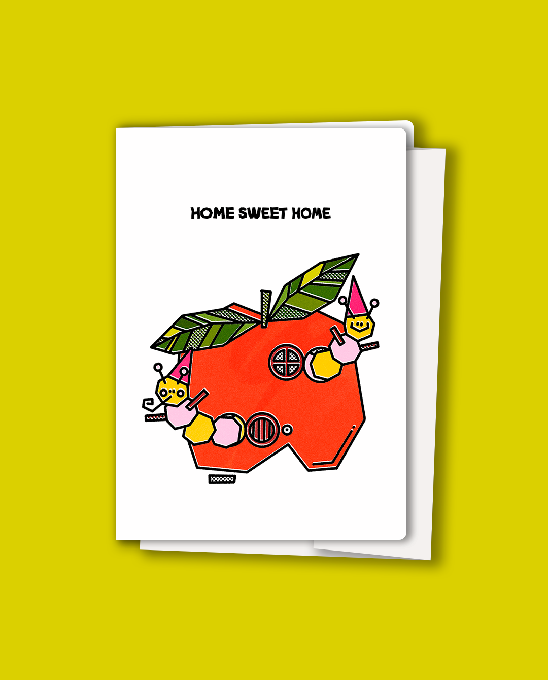 Carte pliée Home sweet home