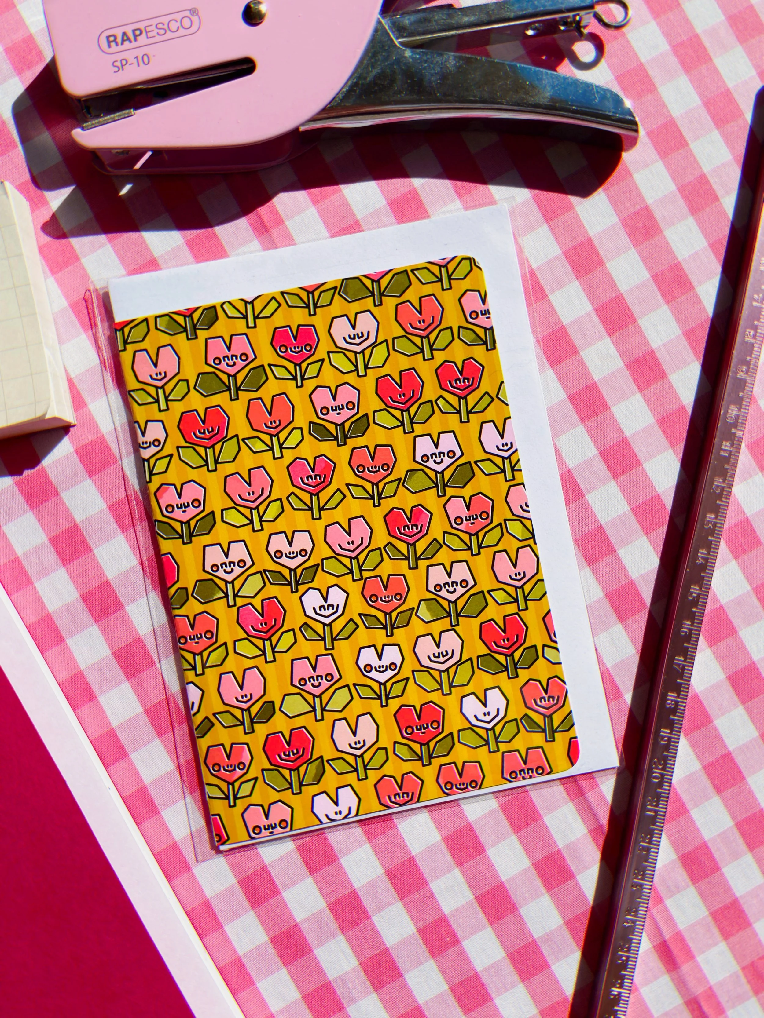 Carte pliée Tulipes