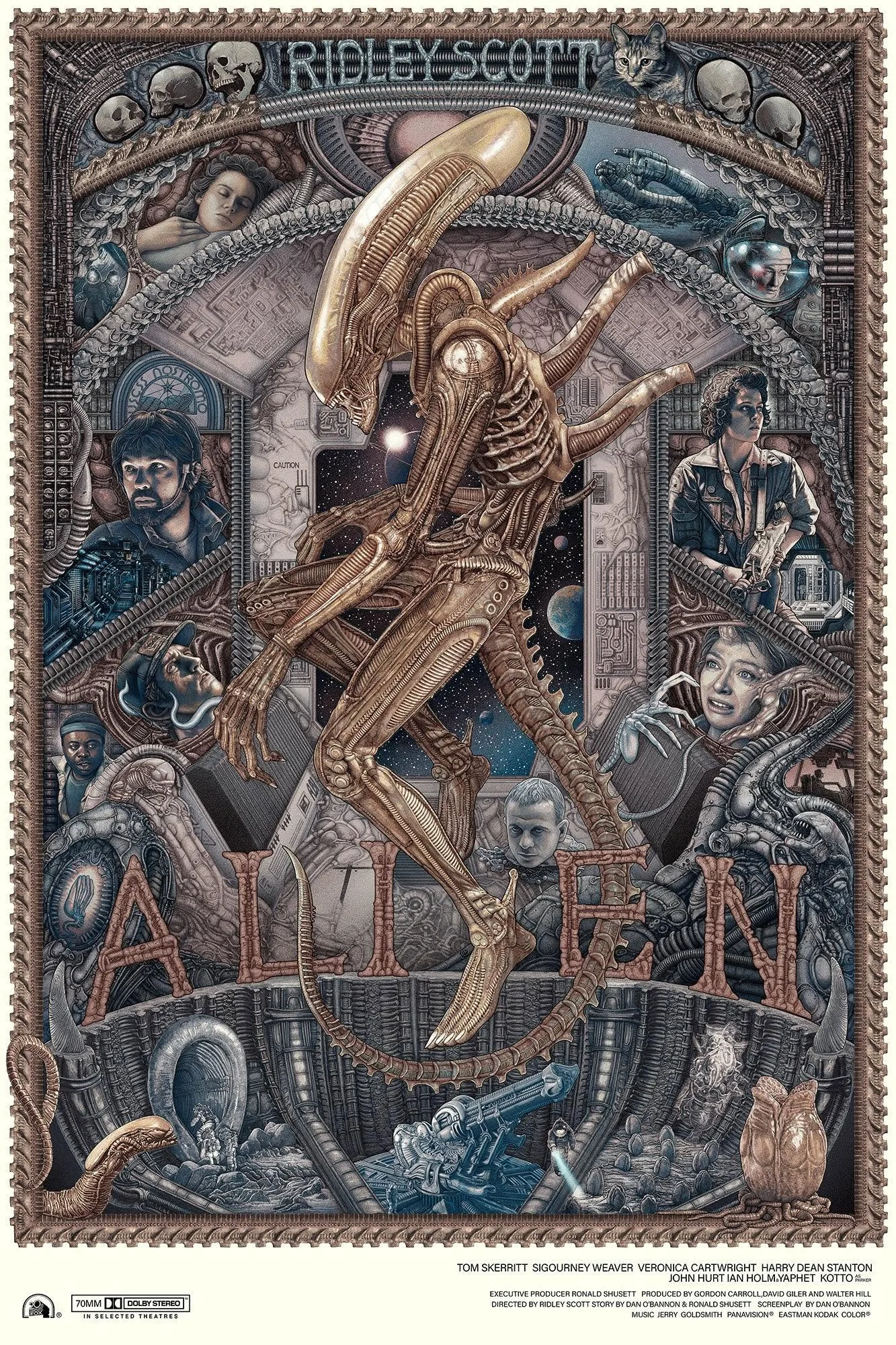 ALIEN (1979)  Portrait version - Fossilized ver. / Private commission