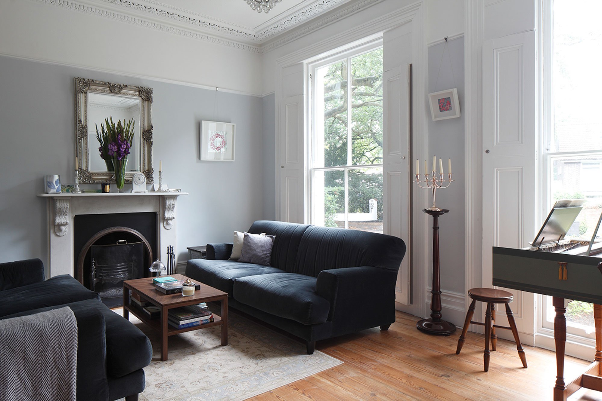 Living area ground floor reconfiguration Crescent Wood Road project - Marjoram Architects