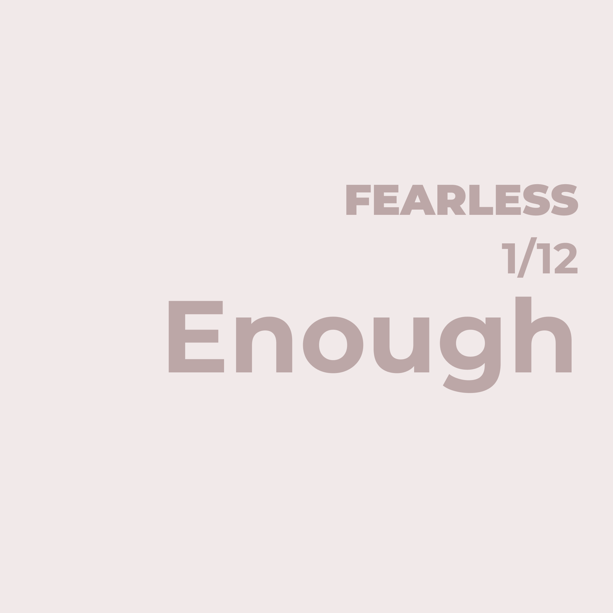 I Am Enough