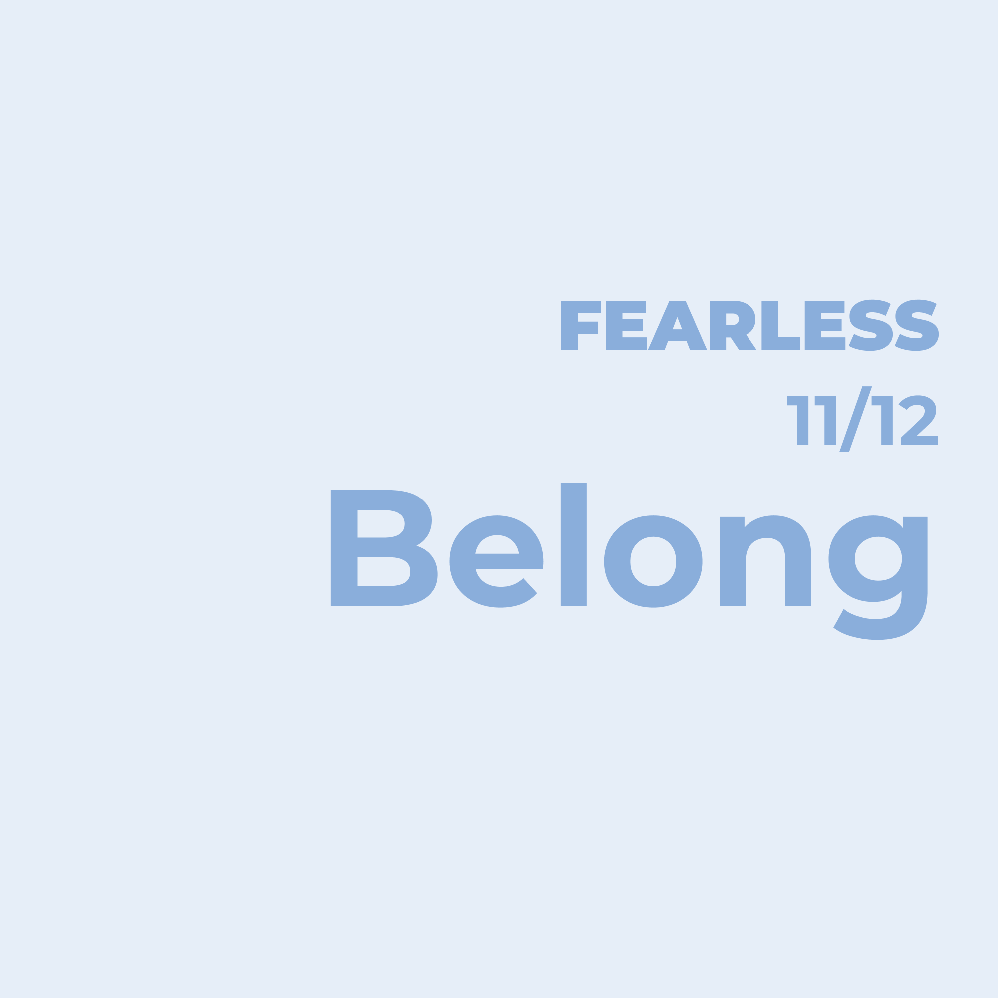 I Belong