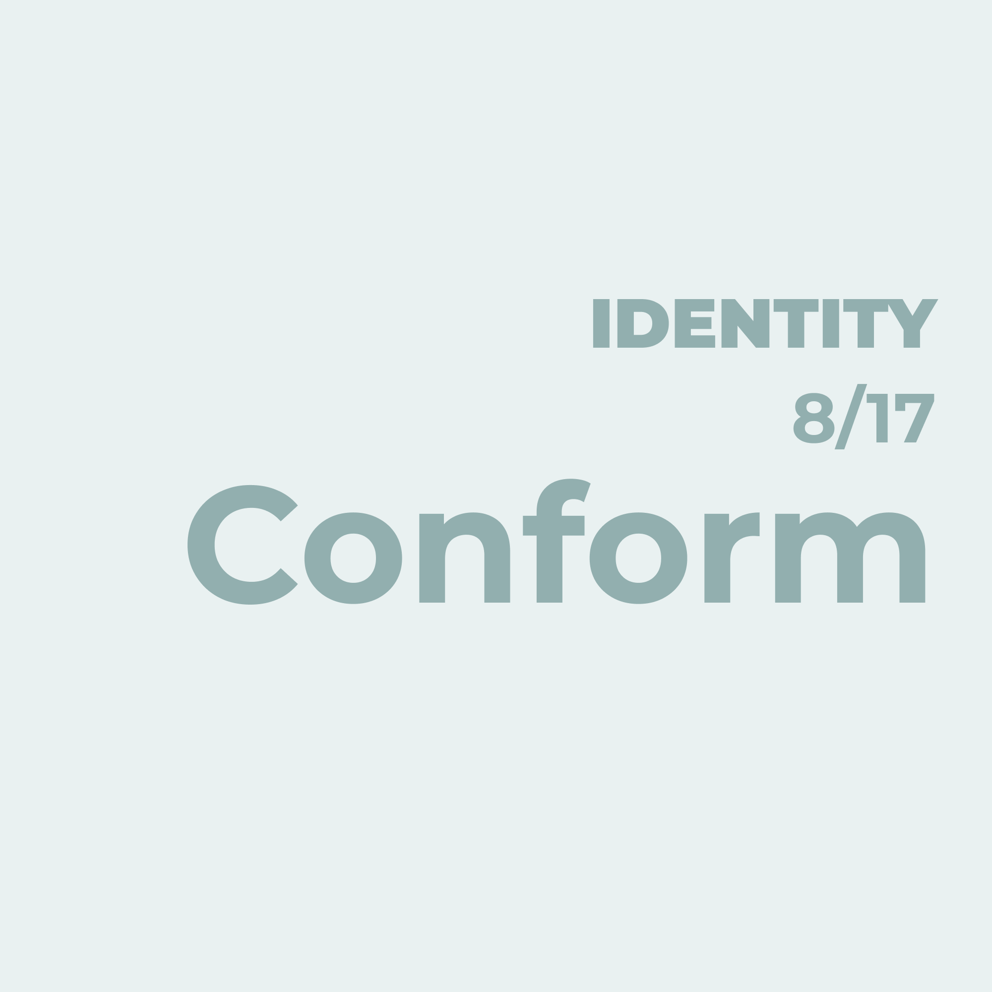 Conformance To Societal Norms