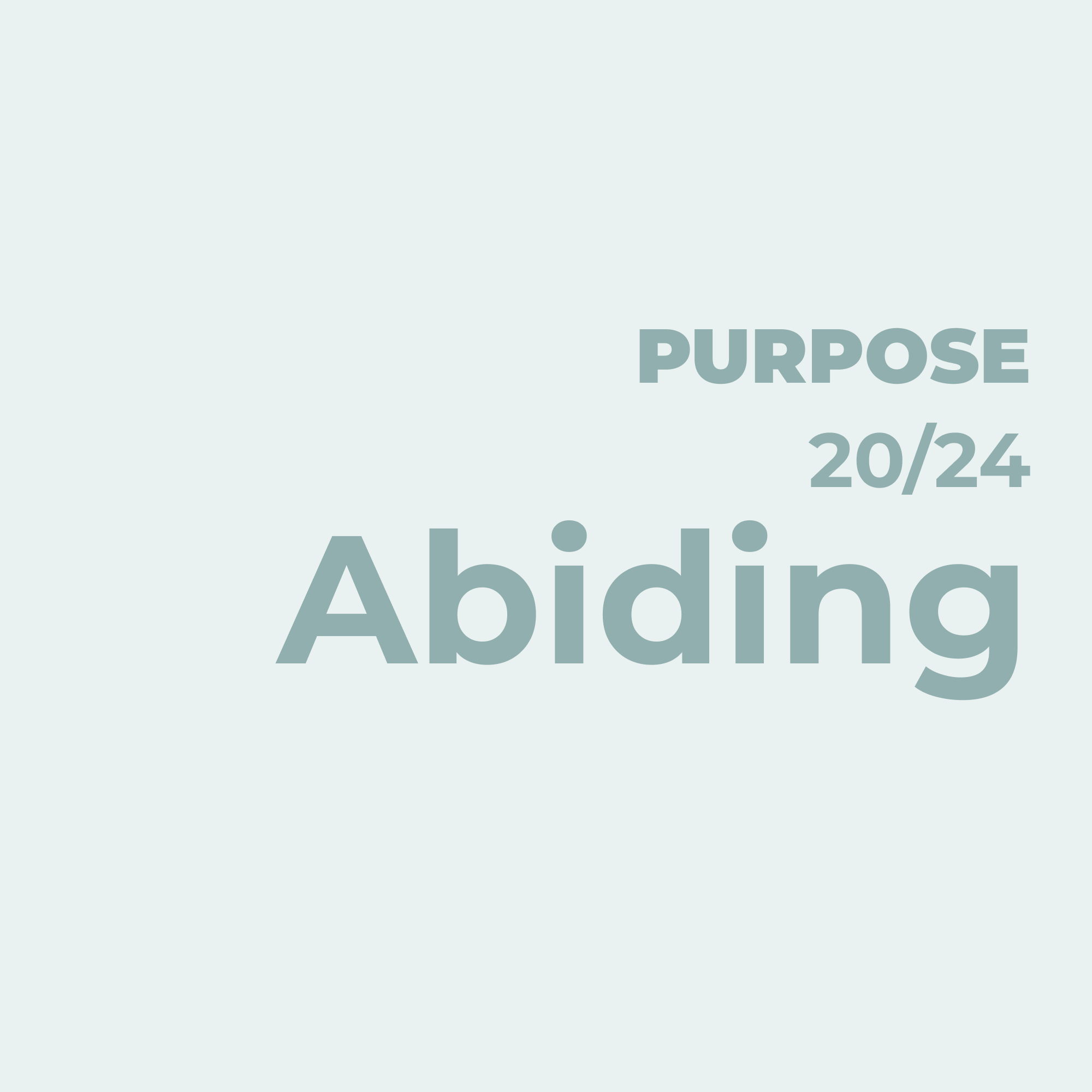 Abiding: The Hidden Centre