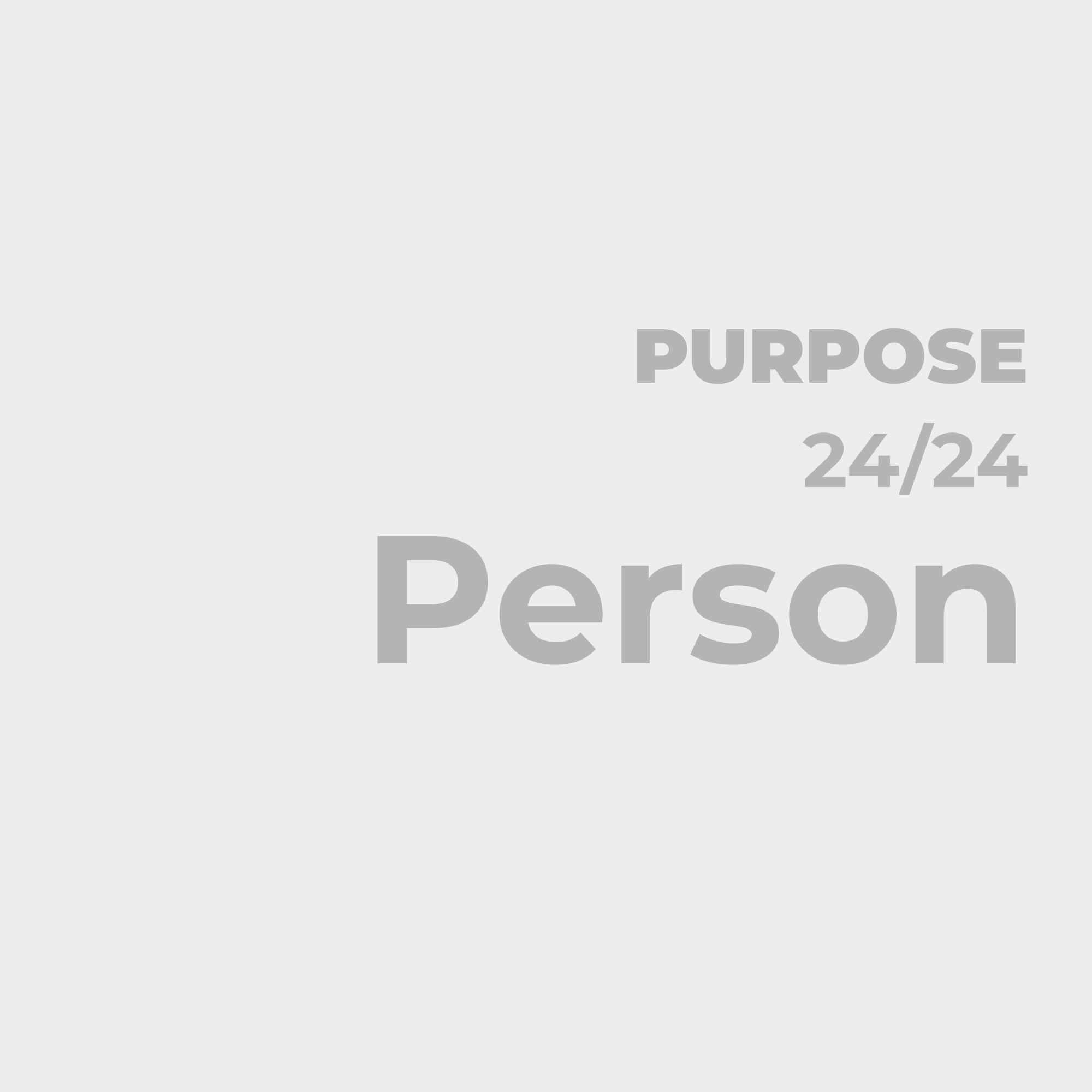 When Purpose Becomes a Person