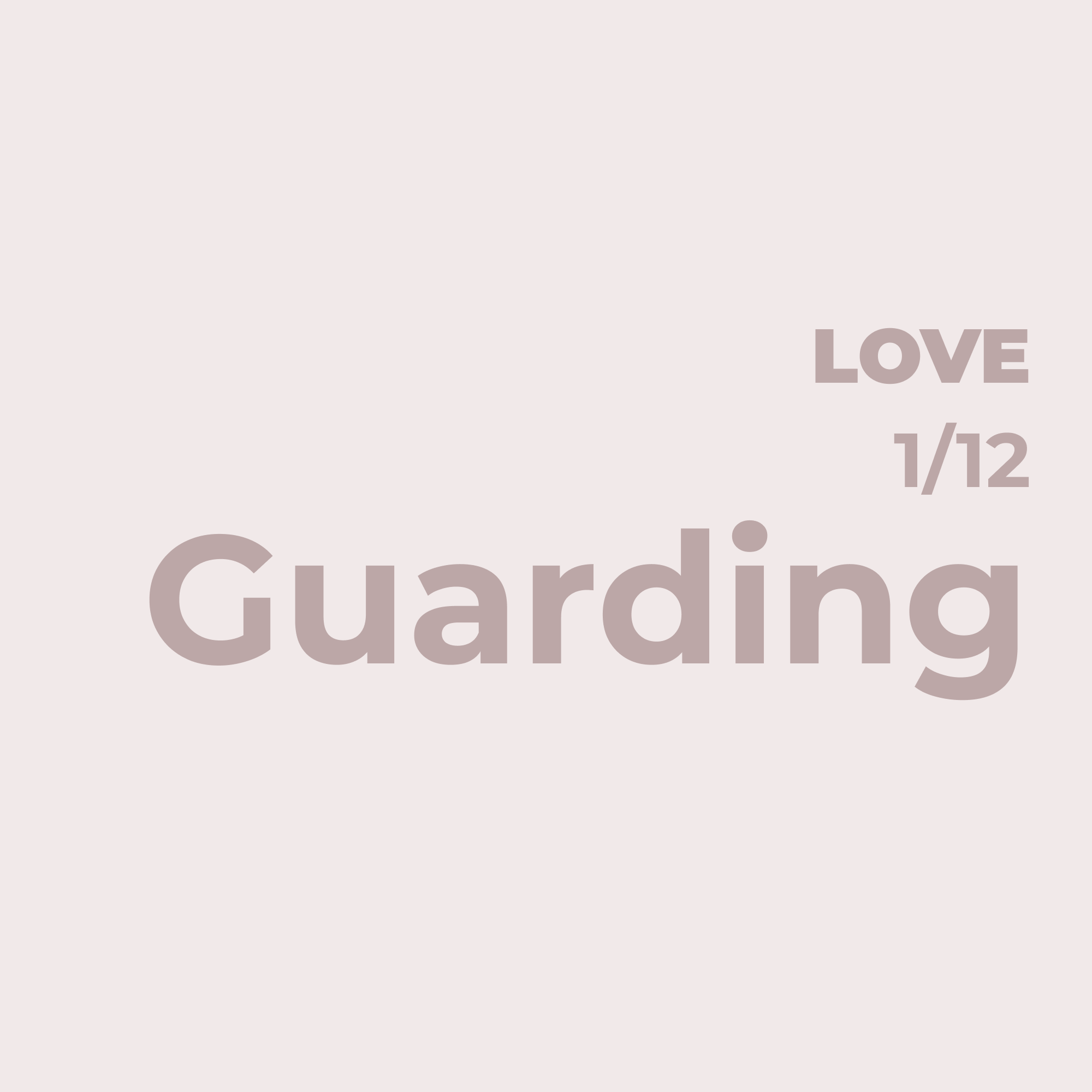 When Love First Learned to Protect Itself