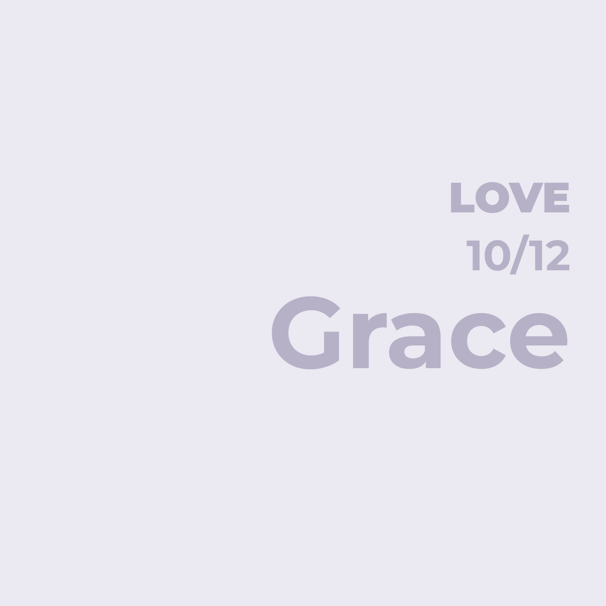 Love That Does Not Keep Score