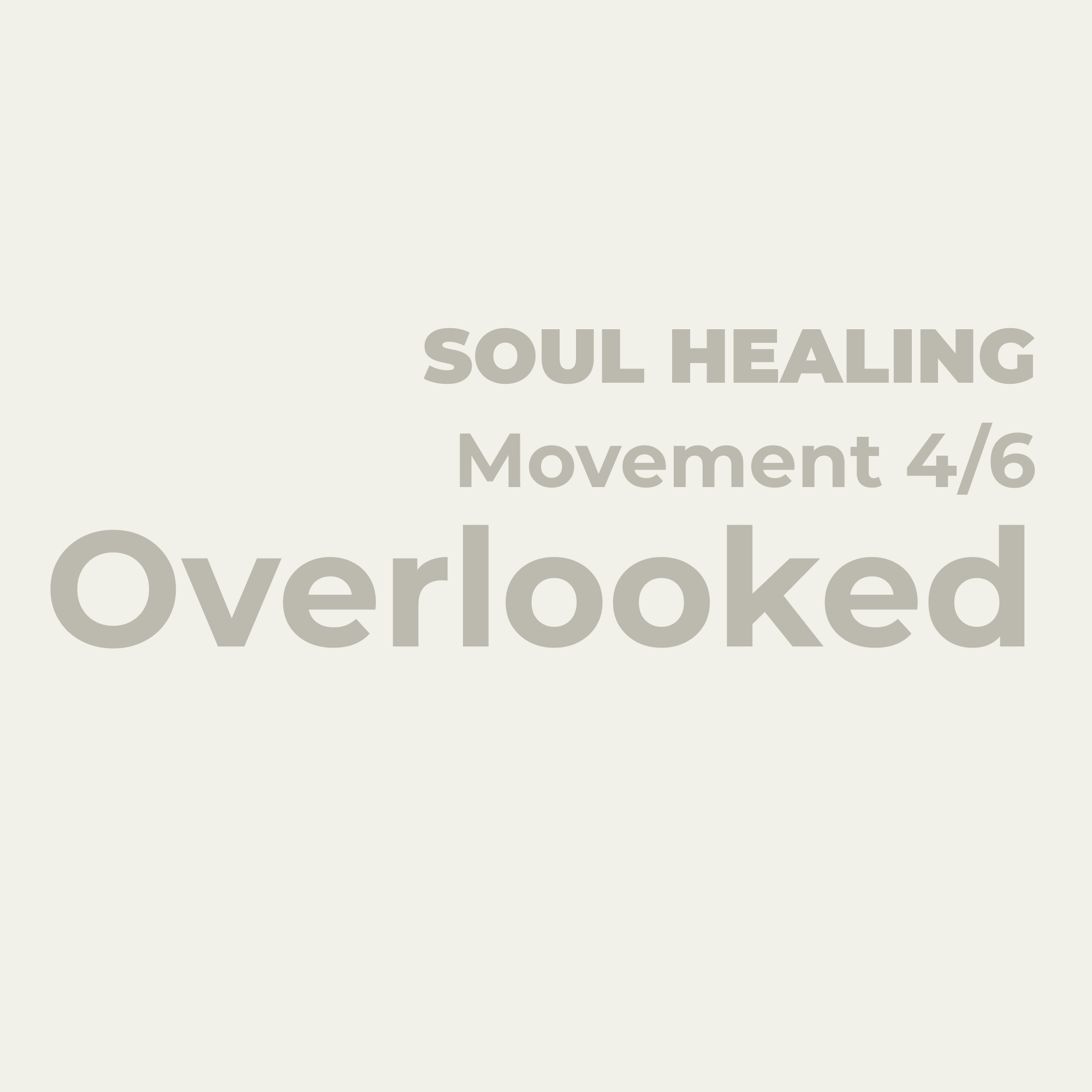 Strong Enough to Be Overlooked